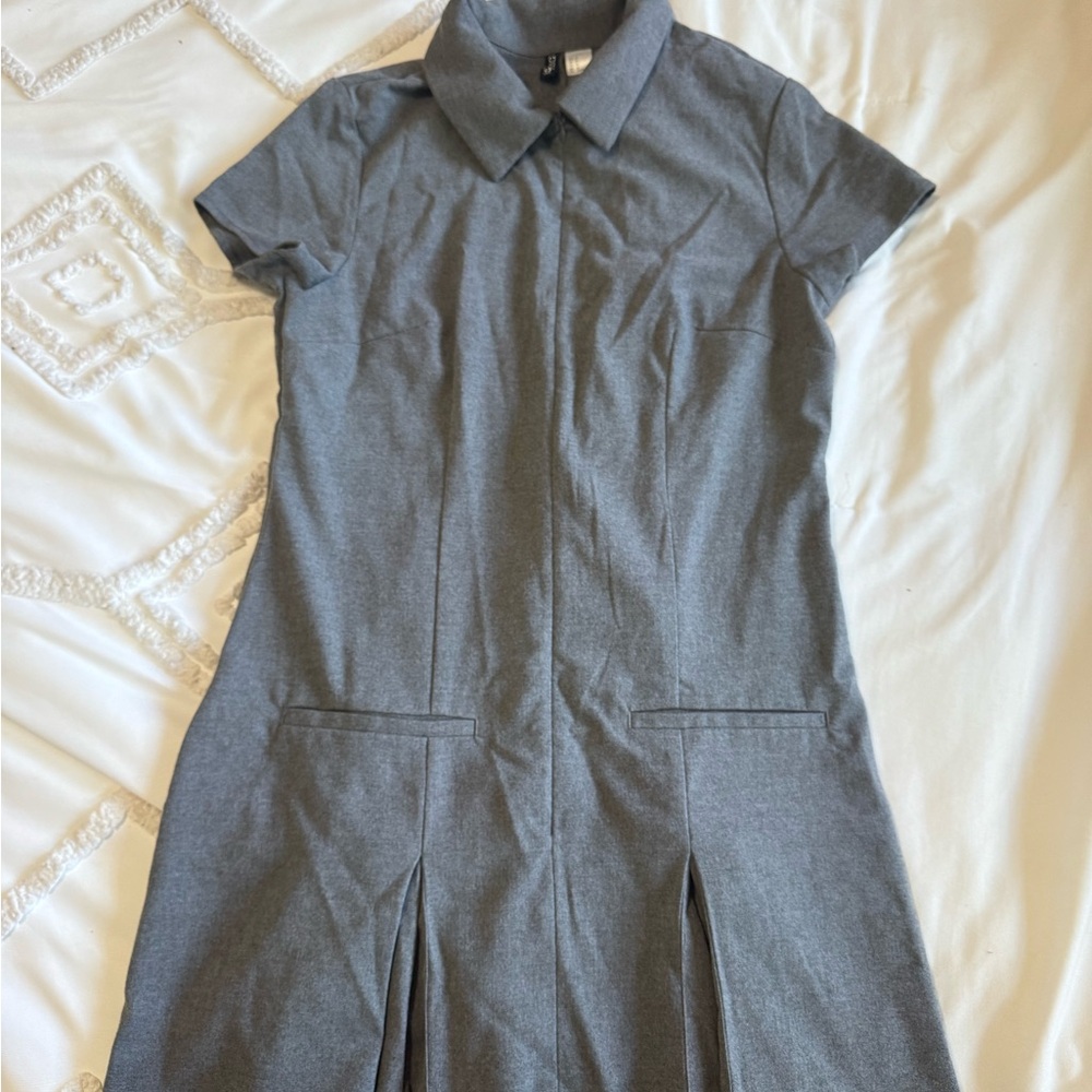 Elegant Gray Women's Dress